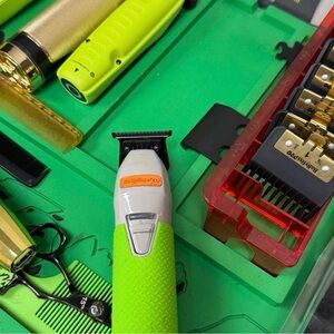 Green Cordless Hair Trimmer - Professional Styling Tool